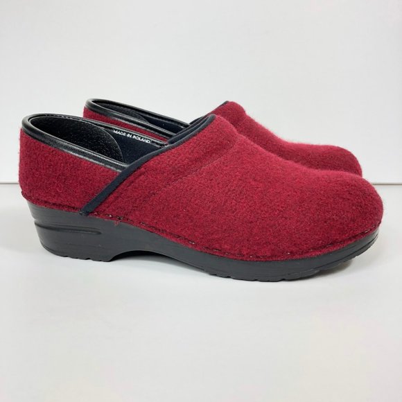 Dansko Shoes - Dansko Professional Felt Wool Comfort Clogs Poland